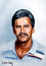 Portrait painting of Vplenie and Manila Cathedral