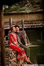 Authentical Chinese Couple Lovely Chinese Wedding Chinese Wedding Photos Chinese Wedding Dress Pre Wedding Photoshoot
