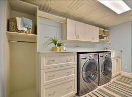 Placing your laundry room there allows you to conceal your dirty laundry from the eyes of you, your family and your guests. 15 Basement Laundry Room Ideas Make It More Inviting