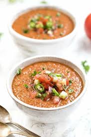 Spicy Tomato Gazpacho Recipe Super Easy Simply Quinoa Recipe In 2020 Gazpacho Recipe Spicy Recipes Tomato Gazpacho