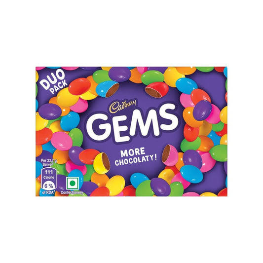 Cadbury gems duo chocolate pack