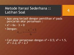 Check spelling or type a new query. Persamaan Non Linier Metode Tabel Metode Biseksi Metode Regula Falsi Ppt Download