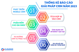 Thống kê phần mềm CRM năm 2023: Những điểm nhấn hấp dẫn - CloudGO