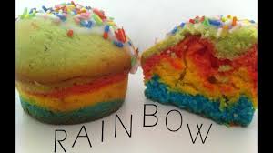 Put the cupcake cases into the tin. Diy Rainbow Muffins Cupcakes Youtube