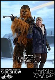 The original trilogy was released between 1977 and 1983, the prequel trilogy between 1999 and 2005, and a sequel trilogy between 2015. Preorders Hot Toys Star Wars Episode Vii Han Solo And Chewbacca Sixth Scale Figure Set Movie Masterpiece Series Fumetteria Inchiostro Tempera