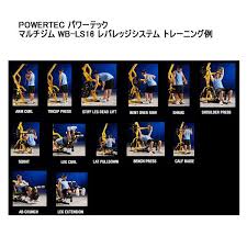 Powertec Power Technical Center Multi Gym Wb Ls16 Leverage System Muscular Workout Weight Training Machine