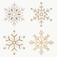 Golden Snowflake Set Social Ads Template Transparent Png Premium Image By Rawpixel Com Sasi Christmas Graphic Design Snowflakes Christmas Icons