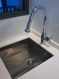 Shop for the perfect kitchen sink from a range of contemporary designs bringing you the best in modern living including undermount sinks which sit flush with your kitchen bench top and make it easy to keep your space clean and hygienic. How To Choose A Kitchen Sink And Tap And How To Keep Them Both Clean Appliances Online Blog