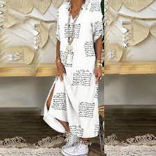 Chemise robe femme blouse chemisier femme longue caseul manches longues poches latérales. Mode Femmes Grande Taille Impression Decontractee Manches Longues Col Rond Robe Chemise Longue Blanc Blanc Cdiscount Pret A Porter