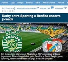 Sporting give hope to porto after late draw the league leaders saw their. Day Of Match Sporting Vs Benfica And The Public Radio Tsf Showed Their Parciality In Their Online Page They Tampered With Sporting S Emblem By Removing The Ram
