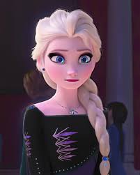 Elsa dans la robe de reine d'Anna. Elle est vraiment magnifique dans des  robes de couleur foncée. : r/Frozen