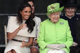 Meghan Markle Wears Cream Givenchy Dress For Her First Royal Engagement With The Queen London Evening Standard Evening Standard