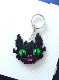 Desdentao Como Entrenar A Tu Dragon Plantillas Hama Beads Llaveros Hama Beads Hamma Beads Plantillas