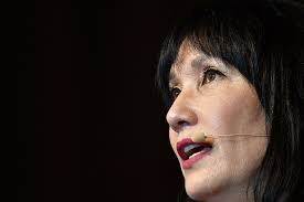 Arco Rock Legends 2017, Kay Rush, journalist, DJ and friend of Arco hosting  the Arco Rock Legends 2017, Giulio Malfer