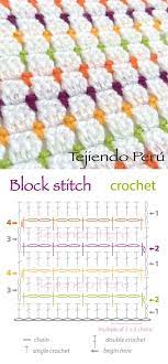 Crochet Block Stitch Chart Pattern Or Diagram Beautiful And Easy To Crochet Crochet Block Stitch Crochet Stitches Diagram Crochet Blocks