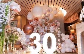 40th Birthday Flowers And Balloons The Event Collective On Instagram Throwback To One Of The Gorgeous Setups And These Gorgeous Li 40th Birthday Decorations 30th Birthday Parties 30th Party