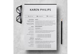 How to choose the best resume format, resume examples and templates for chronological the right resume format will grab the hiring manager's attention immediately and make it clear that you're the. Resume Template Instant Download Standard Cv Format Karen By Lucatheme Thehungryjpeg Com
