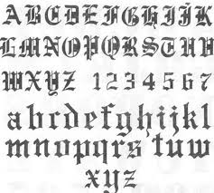 El Abecedario De Letras Goticas Tendenzias Com A continuación, encontrarás todos los moldes de letras imprenta mayúscula para imprimir. el abecedario de letras goticas