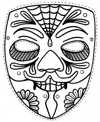 This project is beautiful enough to be interesting for tweens and teens, but easy enough for preschool kids to make! Free Printable Day Of The Dead Coloring Pages Dibujo Para Imprimir Day Of The Dead Coloring Pages Skulls Dibujo Para Imprimir