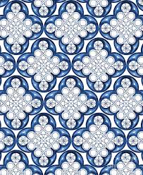 This is ideal for use in bathrooms, beaches, homes and travel. Indigo Blue Moroccan Tile Glam 2 Pattern Decor Art Digital Art By Anitas And Bellas Art
