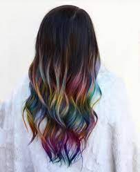 Saloncentric On Instagram Somehairrrr Over The Rainbow Gorgeous Hairpaint By Therainbowhairartist Using Rainbow Hair Color Artistic Hair Hair Styles