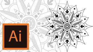 Ich möchte dir zeigen, wie du ein mandala template in kürzester zeit konstruieren kannst. Tutorial Mandala Illustrator Mandala Illustrator 2 Youtube