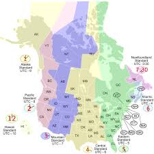 12 Exact Canadian Time Zone Map Chart