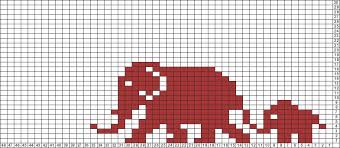 Tricksy Knitter Charts African Elephants 82654 By Ute