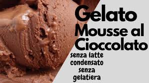 Gustare un buon gelato al cioccolato senza gelatiera si può? Gelato Mousse Al Cioccolato Senza Latte Condensato E Senza Gelatiera Youtube