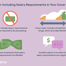 Cover Letter Example With Salary Requirements