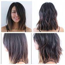 Mid Length Hair Blunt Soft Undercut Soft Waves Lived In Hair Layers Movement Natural Mid Length Hair Medium Length Hair Styles Thick Hair Styles Medium