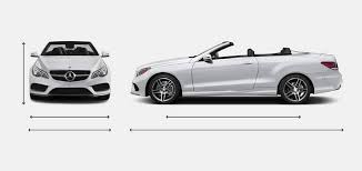 The front and rear axles stand 113.1 inches. 2016 Mercedes Benz E Class Convertible Vehie Com