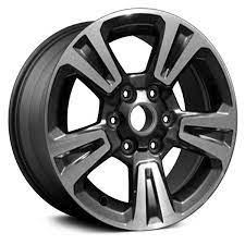 Cadillac denali escalade replica wheel chrome fr40. 17 Inch Aluminum Oem Take Off Wheel Rim For Toyota Tacoma 16 17 6 Lug Gray Walmart Com Walmart Com