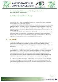 Maybe you would like to learn more about one of these? How To Adapt Qualitative Research Techniques To Market Research Onlin