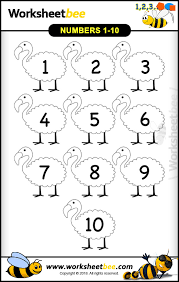 Maybe you would like to learn more about one of these? Duck Style Printable Worksheet For Kids From Numbers 1 10 Worksheet Bee