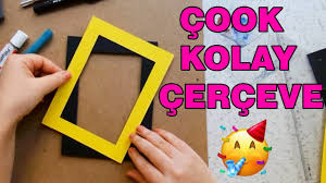 Çerçeve iç boşluk 8.5 cm. Kartondan Cok Ucuz Cerceve Yapimi Diy Youtube