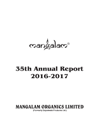 Mangalam drugs & organics limited reg. Fillable Online Mangalam Annl Rept 16 17 Mangalam Organics Fax Email Print Pdffiller