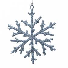 Benvenuto allo chalet fiocco di neve. Fiocco Di Neve Di Natale Finn Celeste Addobbi Albero Di Natale Eminza