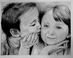 On the one hand, it is believed that a single picture can speak a thousand words and induce many thoughts. Cute Babies Sketch Art Drawings Illustration People Figures Portraits Other Portraits Artpal