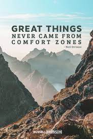 Great Things Never Came From Comfort Zones Neli Strauss Inspirational Motivational Bu Business Motivational Quotes Success Quotes Business Success Quotes