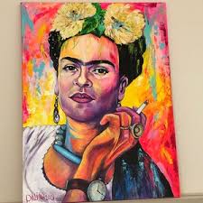 Diego Rivera And Frida Kahlo Portrait Acrylic Print