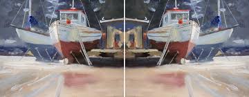 Fishing Boats, Online Painting Lessons