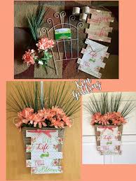 Dollar Tree 99 Cent Store Door Decoration Total Cost To Make 9 00 Wrap Ribbon Around Fence Dollar Tree Diy Crafts Diy Dollar Tree Decor Dollar Tree Crafts