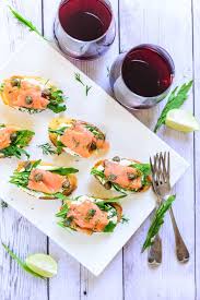 Smoked Salmon Cream Cheese Bruschetta Salmon Cream Cheese Smoked Salmon Cream Cheese Salmon Appetizer