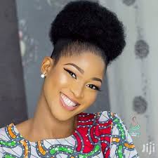 You can make a classic smooth hairstyle or choose a freer style and decorate your hair with hairpins. Black Friday Sales Afro Bun Wig Cap In Lagos Island Eko Hair Beauty Akinyemi Victoria Jiji Ng