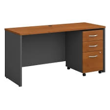 Check spelling or type a new query. Bush Business Furniture Components 60w X 24d Office Desk With Mobile File Cabinet Natural Cherrygraphite Gray Standard Delivery Office Depot