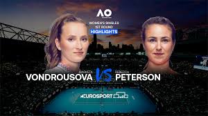 Nell'entry list femminile ci sono giorgi e trevisan. Australian Open 2021 Marketa Vondrousova Rebecca Peterson Einzel Frauen 1 Runde Highlights Tennis Video Eurosport