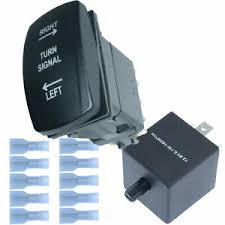 The relay switch isn't even a usb device, it's just a simple switch that requires the usb voltage to turn it on. Atv Utv Rocker Switch Blue Leds Blinker Turn Signal Kit With Led Flasher Relay Ebay
