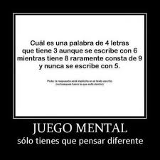 Acertijos y juegos de logica en la educacion presentacion. Ejercicio Cerebral De Hoy Spoilers Es Juegos Mentales Ejercicio Cerebral Juegos Mentales Imagenes