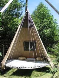 Must Hang Trampoline From A Tree Garten Recycling Chill Lounge Altes Trampolin